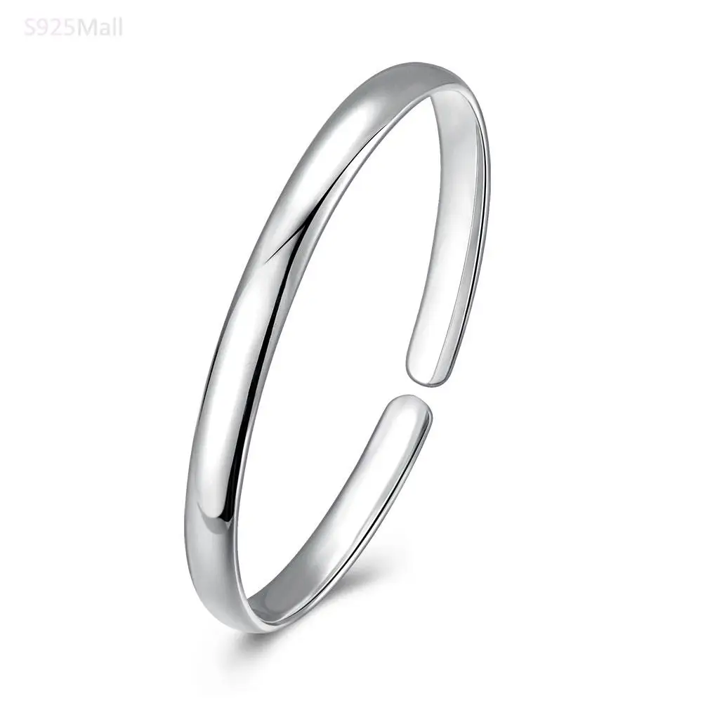 

2018 new 100% 925 Sterling Silver Bangle Bracelet Chinese Bracelet Bangle Matching Chinese Charms & Beads Women's Fine Jewelry
