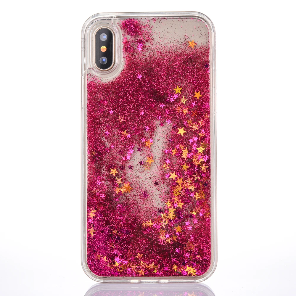 Для iPhone 5S SE 6s 7 8 Plus X Xs Max Xr новая заводская цена жидкий зыбучий песок блестящая