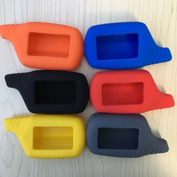 

7 Colors B9 A61 Key Chain Silicone Case Cover for Starline B9/B91/B6/B61/A91/A61/V7 Car Alarm Remote Controller Key Transmitter