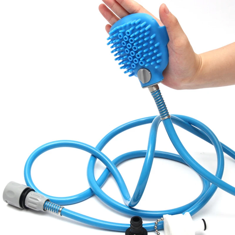 Multifunctional font b Pet b font Dog Cat Bathing Device Shower Nozzle Cleaning Supplies For Animal