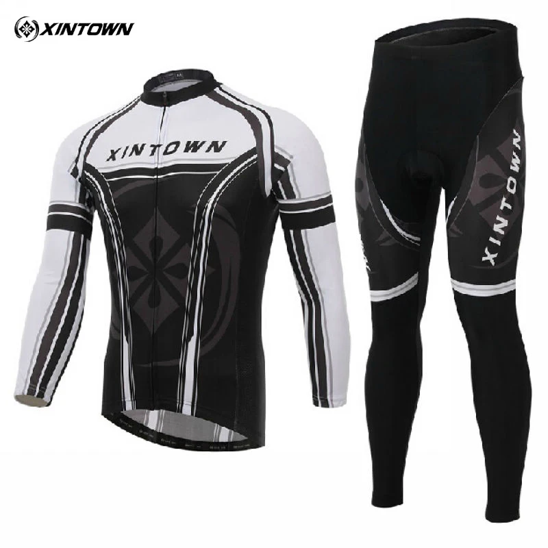 XINTOWN Bicycle Mens Wear Ropa Ciclismo Long Sleeve Cycling Jersey