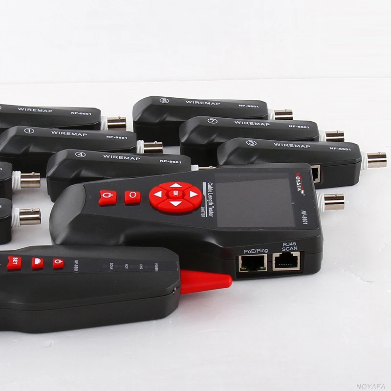 Noyafa NF 8601W LAN Сетевой кабель тестер телефонный провод трекер для PING POE BNC RJ45 RJ11