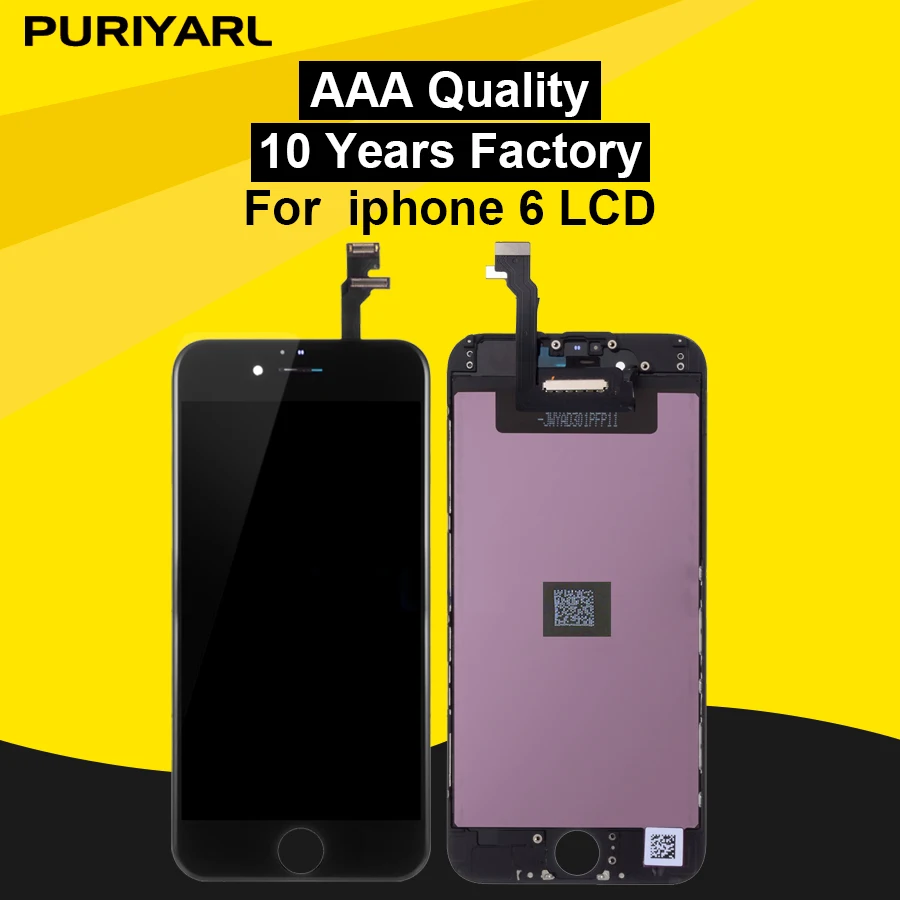 100 шт. AAA высокое качество Pantalla для iphone 6 ЖК-дисплей Сенсорный экран Дисплей Замена