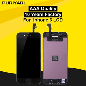 

100PCS AAA High Quality Pantalla For iPhone 6 LCD Touch Screen For iphone 6 Display Digitizer Assembly Replacement Free Shipping