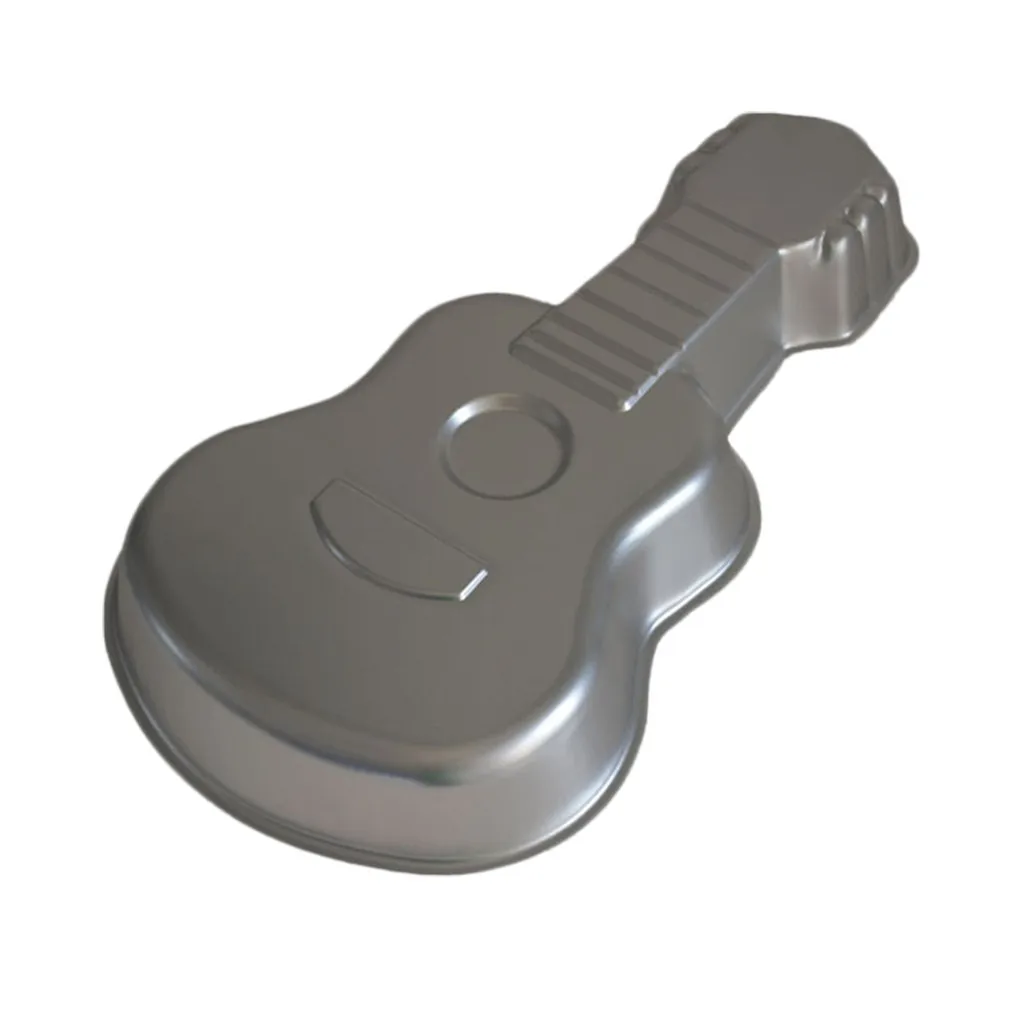 

molde de silicone Mold Guitar Cake Decoration Aluminum Cake Baking Tray Baking moldes para repostería cake decorating