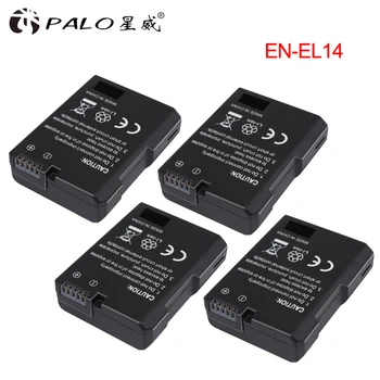 

4pc.EN-EL14 EN-EL14a ENEL14 EL14 1200mAh Battery for Nikon D5600,P7700,P7100,D3400,D5500,D5300,D5200,D3200,D3300,D5100,D3100,Df.