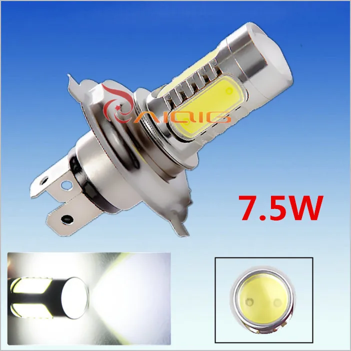 

H4 led High Power 7.5W 5 LED White Head Fog Lamps Auto car led bulbs Car Light Source parking 12V 6000K Car Light Lamp