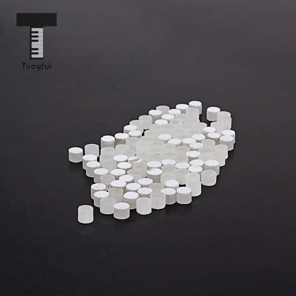  100 Pieces Guitar Luminous Inlay Dots Marker Decal for Guitar Bass Ukulele Banjo Mandolin Parts