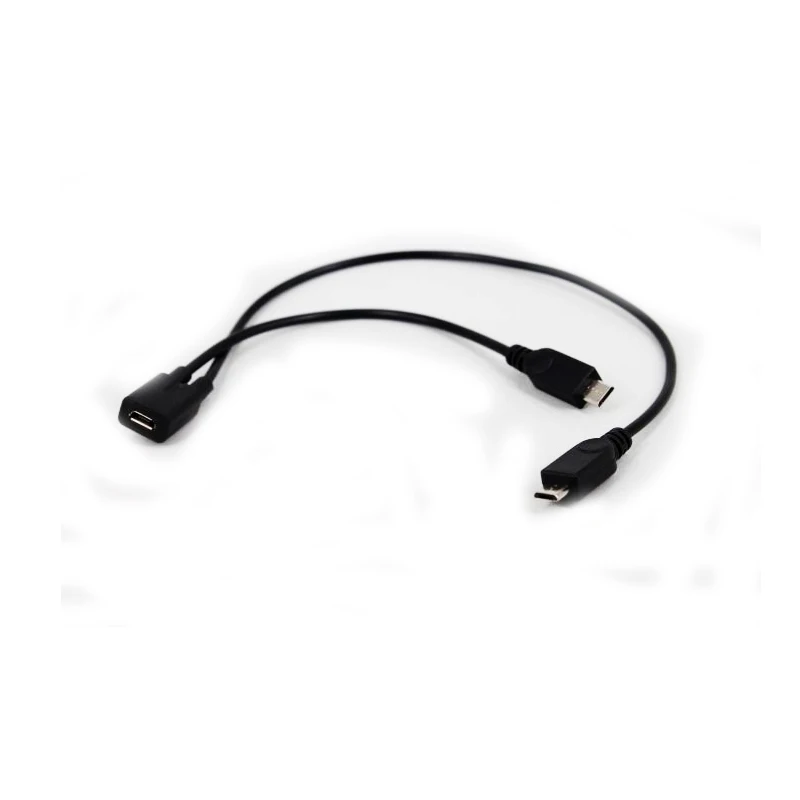 Разветвитель Micro USB 2 0 Y 1 Woman Male Удлинительный кабель для передачи данных и зарядки