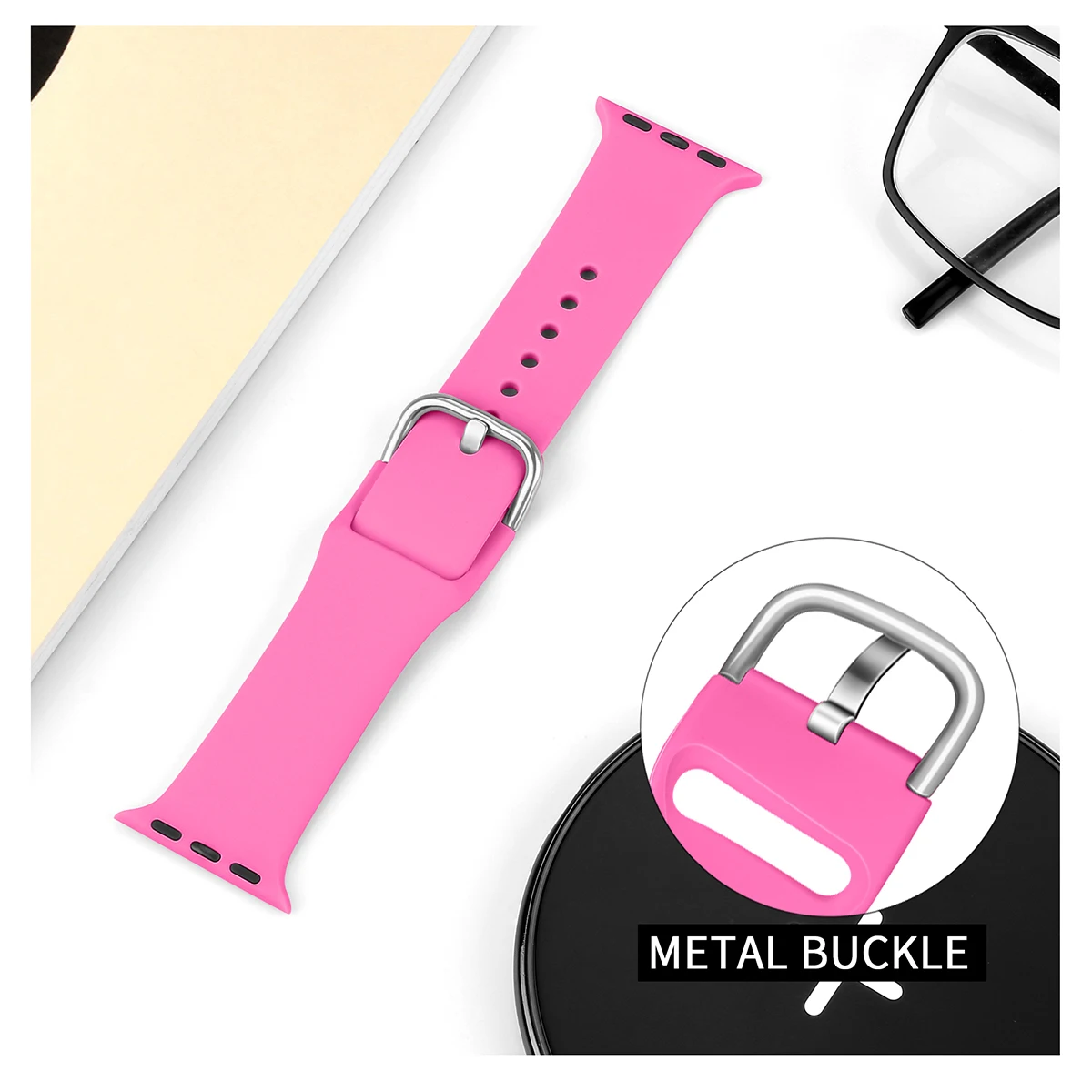 Силиконовый ремешок для наручных часов Apple Watch, ремешок 42 мм, 38 мм, Версия 44 мм 40 мм Iwatch полосы браслет для наручных часов Apple Watch, ремешок Series4/3/2/1 81007