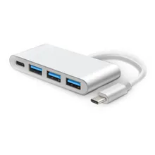 Usb type C к USB адаптеру, 3,1 USB C(Thunderbolt 3) к 3 портам USB3.0 концентратор с type-c женский интерфейс расширения для MacBook/Chr