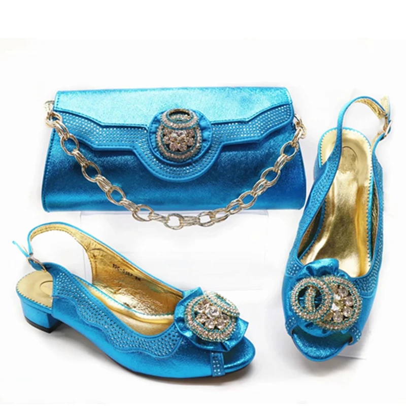

Latest Design Italian Ladies Shoes and Bags To Match Decorated with Appliques Wedding Shoes Bride Dress Shoes Women Party Pumps