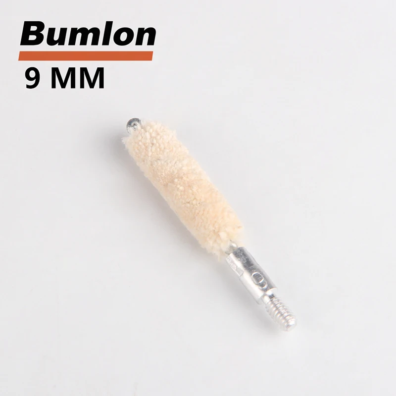 9mm Mop Brush Cotton Clean Swab Gun Cleaning Brush for Rifle  5pcslot RL37-0049-9 (1)