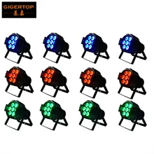 12 шт./лот Лидер продаж 7X10 W 4in1 светодиодный светильник сценических эффектов со сменой цвета rgbw свет высокой Мощность светодиодные парные прожекторы мерцающий эффект DMX512 DJ диско оборудование TP-P50