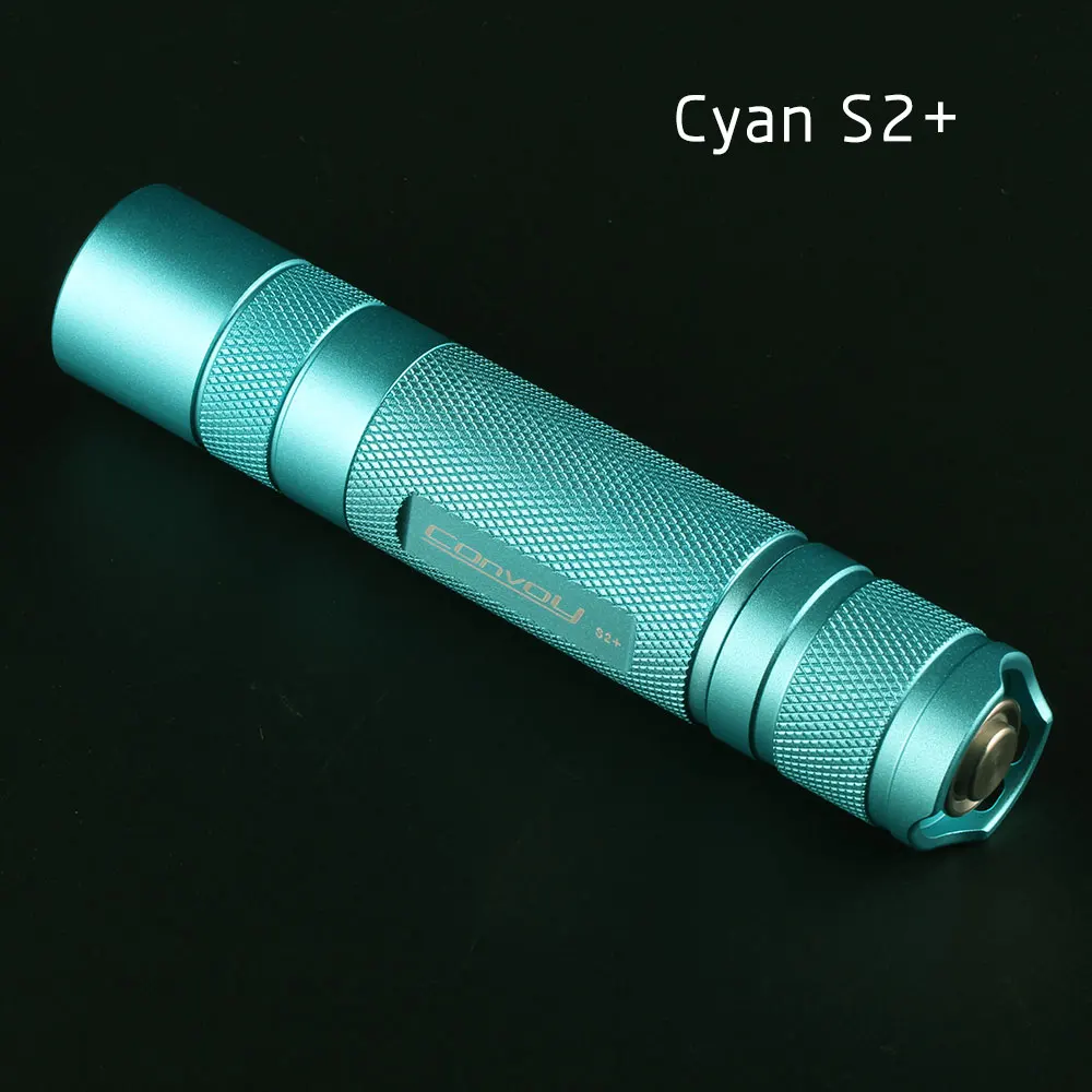 Convoy S2+ Cyan L2 U2-1A EDC светодиодный светильник, фонарь, фонарь, Самозащита, походный светильник, лампа, для велосипеда