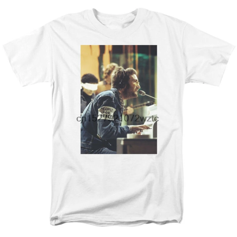 

John Lennon Peace Licensed Adult T Shirt