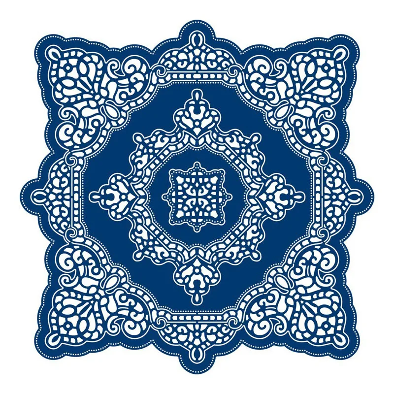 

Lace Square Frame Metal Cutting Dies for Scrapbooking New 2019 Craft Dies Cuts Card Making Stencils Album Embossing