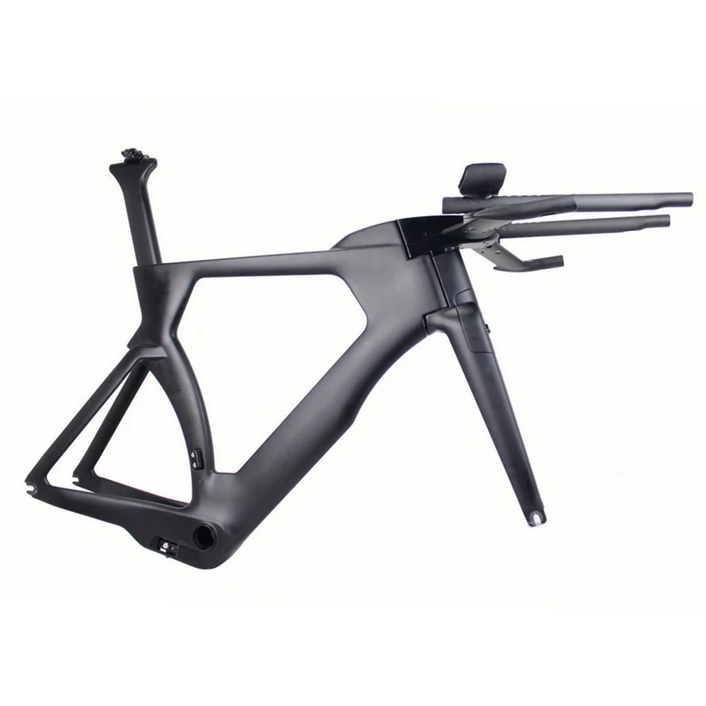 

Di2 and Mechanical TT Carbon Triathlon Bikes 2018 New Design Aero Time Trial Frame set with 700*25 Wheel