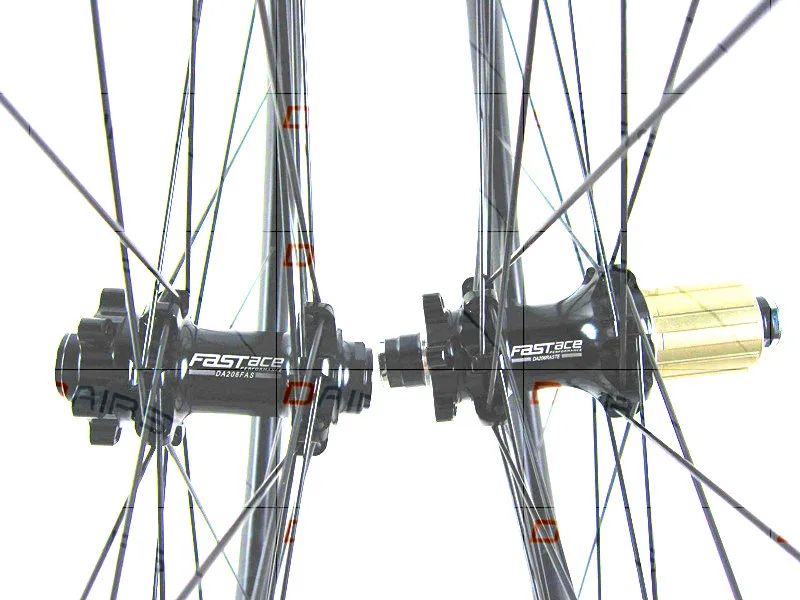 mtb carbon wheels 650B mtb 30mm Straight pull FASTace DA206 thru axle