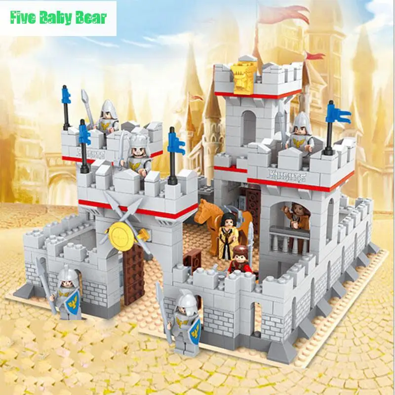 

Knight Castle Building Blocks  Kids Educational Building Blocks Toys Birthday Gife Model Toys Brinquedo Educativo Blocks
