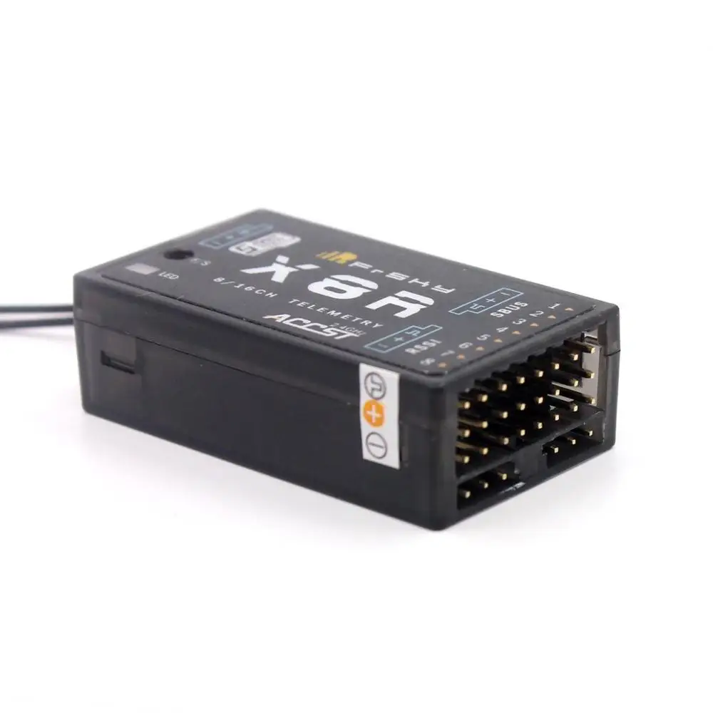 Приемник FrSky ACCST X8R 8/16ch для XJT Taranis X9DPlus Horus X12S SMARTPORT и SBUS простой в использовании