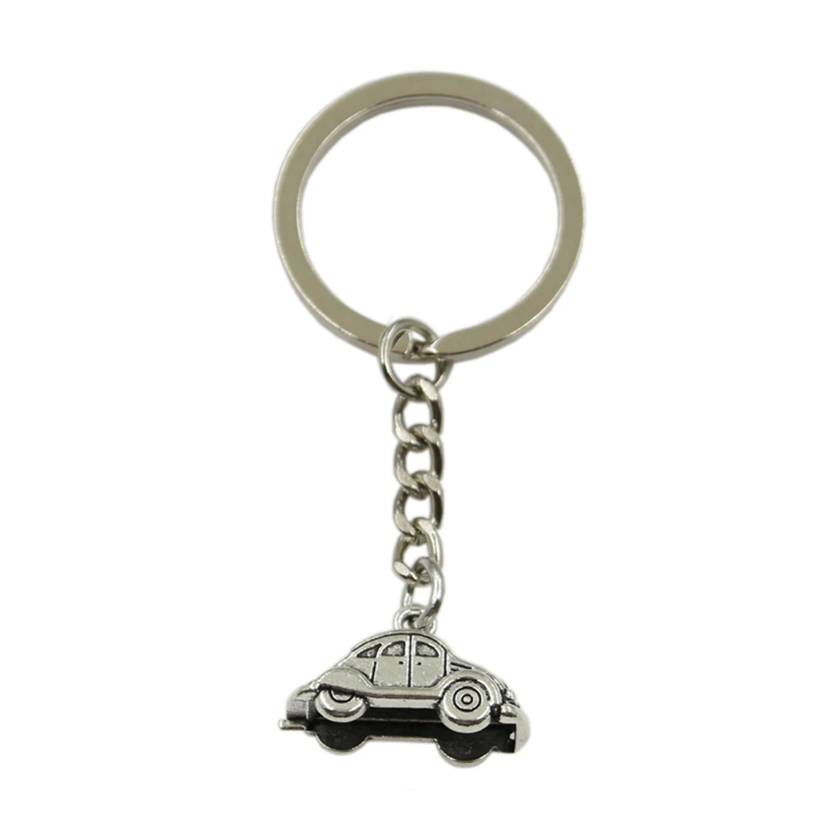 

New Hot Men Key Ring Metal Key Chain Keychain Gift Jewelry Silver 3D car Pendant great promotion