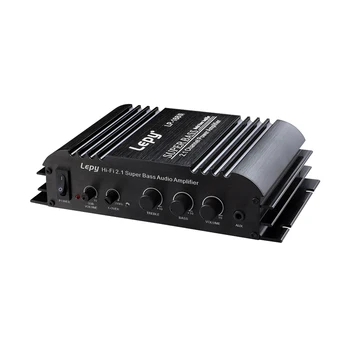 

50Pcs/Lot Lepy LP - 168S 2.1 Channel Wired Mini Hi-Fi Car Amplifier Stereo Compatible With Car Motorcycle MP3 MP4