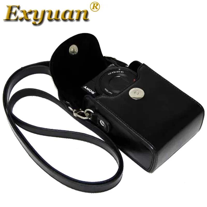 

Camera Bag Cover Neck Strap Belt PU Leather Protective Camera Case For Panasonic DMC ZS30 ZS25 ZS35 TS30 TS25 ZS40 GX1 SZ5 SZ7