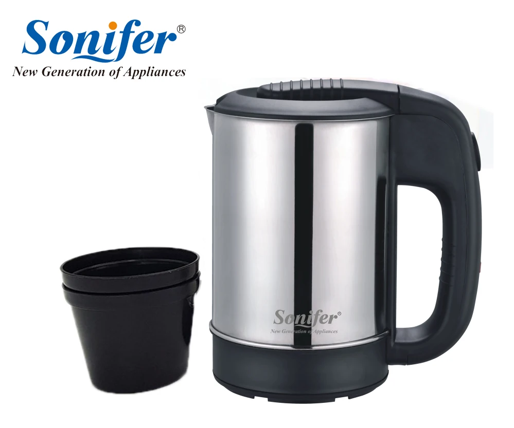 0.5L Mini Electric Kettle stainless steel 1000W Portable Travel Water Boiler Soniferin Electric
