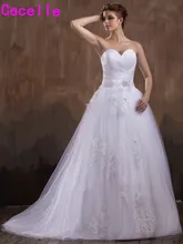 2017 New A-line Long Wedding Dresses Sweetheart Beaded Lace Appliques Flowers Corset Back Country Bridal Gowns Couture Custom