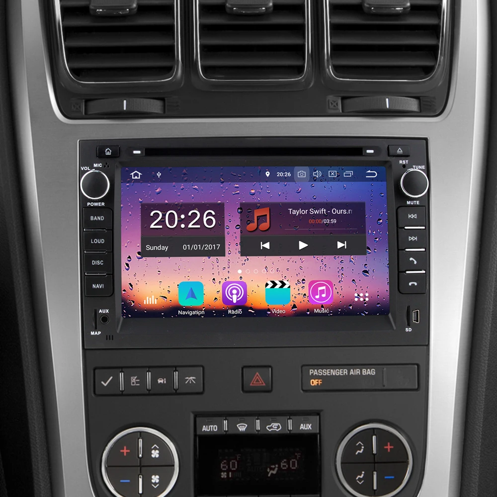 Cheap Octa Core Android 8.0 Car DVD Player for Chevrolet Silverado 1500 2500 3500 Avalanche Suburban Tahoe 2007-2012 Car Radio 4GB RAM 5