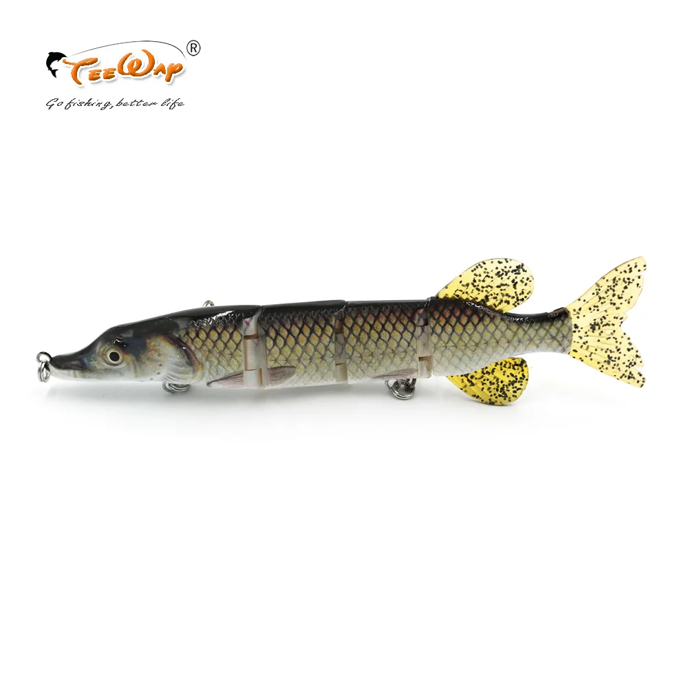 Teeway 1 шт. 26 см 108 г рыболовные приманки 4 сегмента Swimbait Crankbait жесткая приманка для