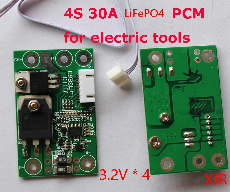 4s 30a Lifepo4 Bms Pcm Pcb Battery Protection Circuit