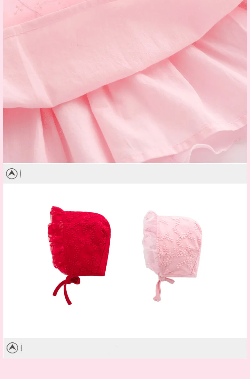 Платья для маленьких девочек на первый день рождения, розовое кружевное платье принцессы с длинными рукавами платья на крестины для маленьких девочек от 3 до 6 месяцев, одежда для малышей