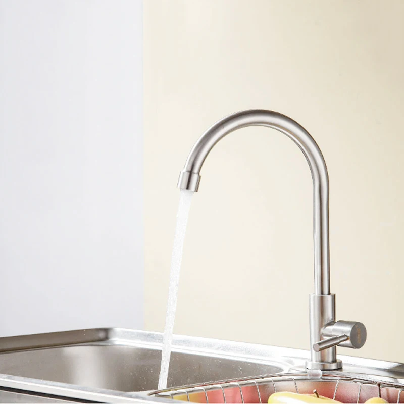 Billig 6 arten Küche Wasserhahn Edelstahl Einzigen Handgriff Waschbecken Waschbecken Tap Kalten Wasser Wasserhahn Bad Becken Wasserhahn Deck Montiert Werkzeug