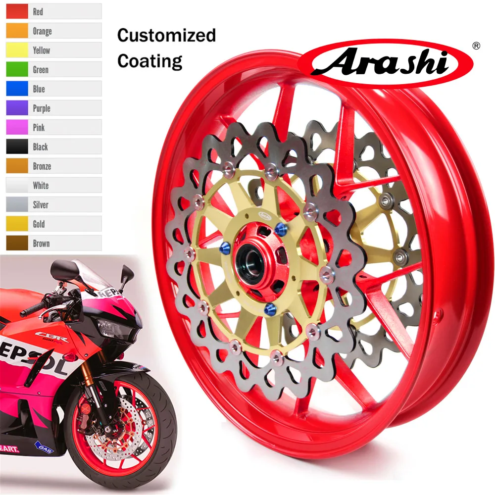 Arashi для HONDA CBR1000RR 2008 2017 передний обод колеса CBR 1000 RR диски Передние тормозные 08 09 10 11