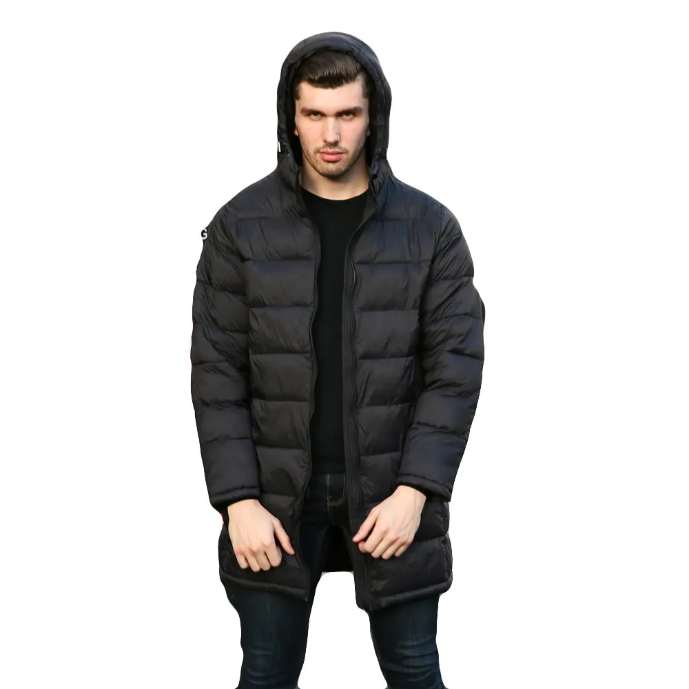 Зимняя куртка мужская модная Легкая длинная куртка и пуховое пальто на осень и зиму мужские теплые парки Manteau Homme