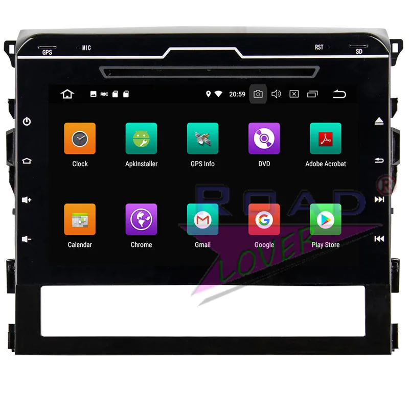 Flash Deal Roadlover Android 9.0 Car PC Radio Player For Toyota Land Cruiser 2016 Stereo GPS Navigation Automagnitol 2 Din HD Screen NO DVD 3