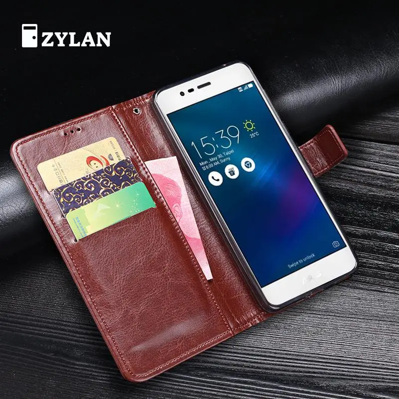 

ZYLAN Leather Case For Asus Zenfone 3 Max ZC520TL 5.2 inches Phone Case Cover for Asus 3Max ZC ZC520 520 520TL TL Flip & Gift
