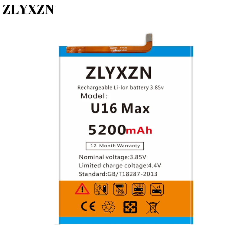 

High Quality battery 5200mAh U16 Max For Oukitel U16 Max Battery U16 Max mobile phone Battery