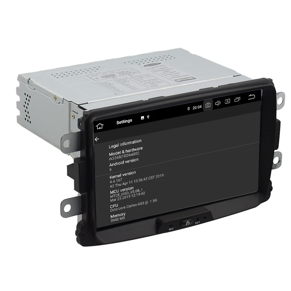 Discount EKIY Car Multimedia Player Android 9.0 Automotivo 1 Din For Dacia Sandero Duster Renault Captur Lada Xray 2 Logan 2 GPS 4G+32G 2