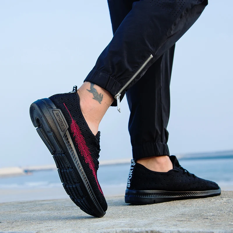 Man Running Shoes Spring Autumn Mens Mesh Sport Shoes Black Gray Jogging Sneakers Men Lightweight Fitness Male Sneakers Man Running Shoes Spring Autumn Mens Mesh Sport Shoes Black Gray Jogging Sneakers Men Lightweight Fitness Male Sneakers