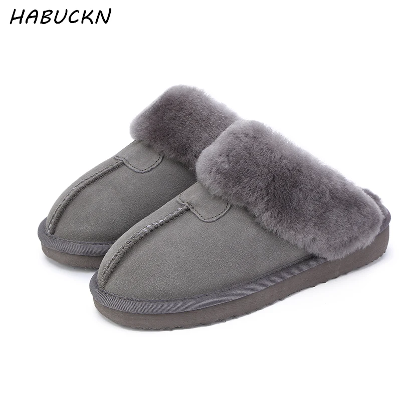 $26.86 Habuckn Natural Fur Slippers Fashion Female Winter Slippers Women Warm Indoor Slippers Quality Soft