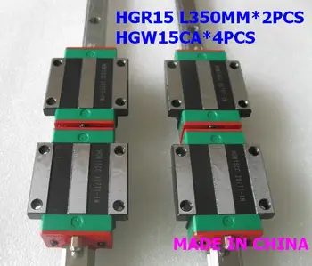

Manufacture by china factory linear guide(2pcs HGR15 L350mm+4pcs HGW15CA)