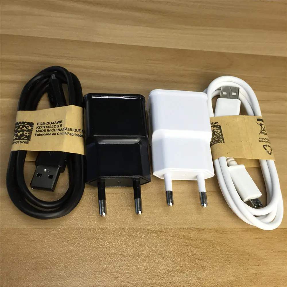 Ес plug стены ac зарядное устройство с 1 м micro usb data sync cable шнур для samsung galaxy note 2 4 5 s6 s7