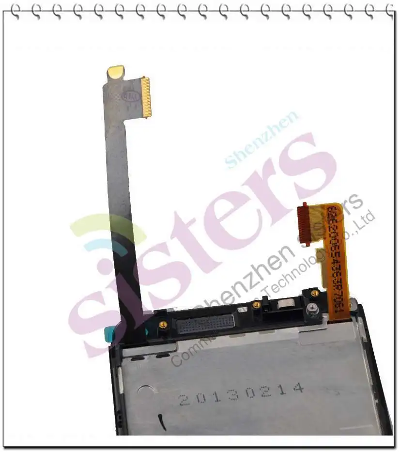 HTC0010  White Black Red Front Housing LCD Touch Digitizer Screen + Frame Faceplate Assembly For HTC One M7 (3)