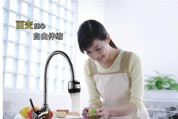 

2 Functions Water Outlet Kitchen Sink Faucet With Plumbing Hose Two Spouts Kitchen Mixer Tap FREE SHIPPING