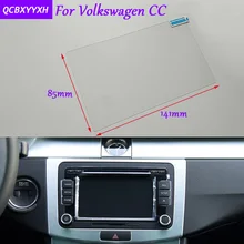 Автомобильный Стайлинг 6,5 дюймов MIB gps навигационный экран Стеклянная Защитная пленка-стикер для Volkswagen аксессуары для CC управления ЖК-экраном