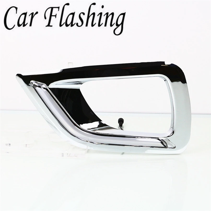 Car Flashing 1 set For Nissan Navara NP300 2015 2016 2017 2018 LED DRL