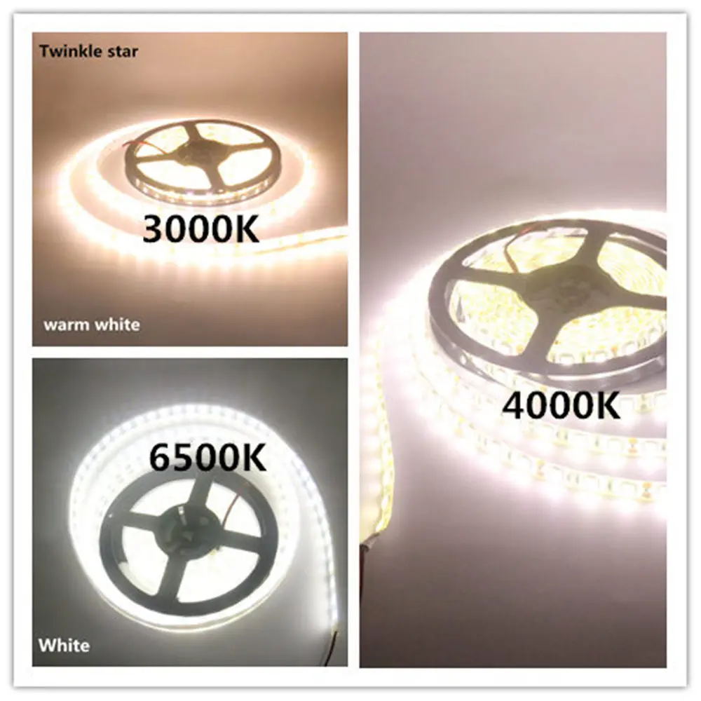 СВЕТОДИОДНАЯ лента smd 5050 4000k led 5 м Водонепроницаемая ip65 12 В постоянного тока